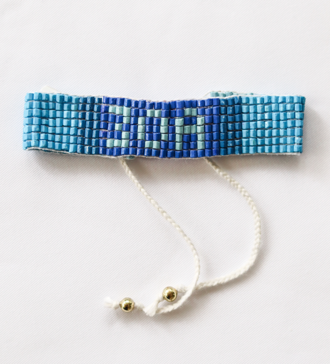 Blue 30A Beaded Bracelet